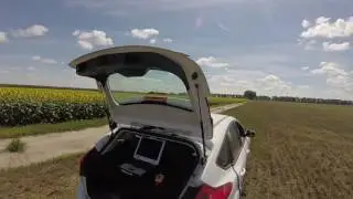 Испытательный полет грузового дрона со сбросом груза.