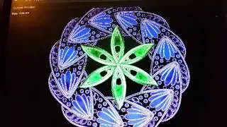 VJ Pixeleyes psytrance test show Alpha layered