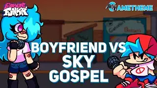 FNF Boyfriend VS Sky Gospel (FNF Mod) | FNF VS Sky