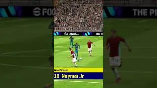 Neymar Jr Goal ⚽ #football #efootball #neymar