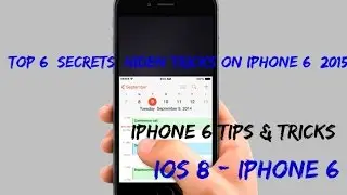 RELEASED | Top 6 BIG Secrets/Hidden Tricks on iPhone 6 [2015] | SUB ON