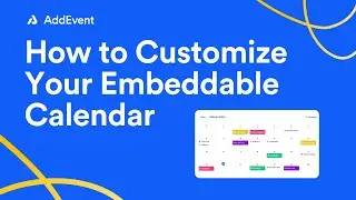 Editing the Embeddable Calendar