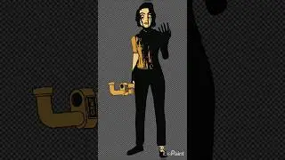 (Ink) Audrey Drew - 2D #shorts #audreydrew #bendyandthedarkrevival #batdr