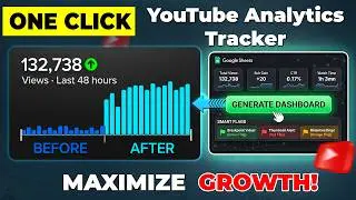 YouTube Analytics Dashboard — One Click Google Sheets Tracker