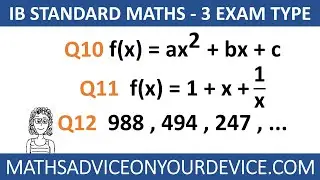 IB STANDARD MATHS (Ep.4 of 5) 