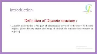 Introduction / What is discrete ? - Discrete Structures / Discrete Mathematics in Hindi or Urdu