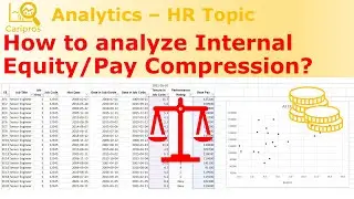 How to evaluate and visualize an internal equity or pay compression issue?