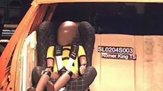 Краш-тест автокресла king ts side impact