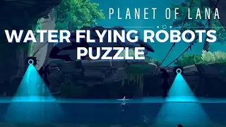 water flying robots puzzle planet of lana