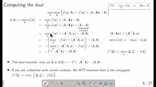 Bari 13b Conjugate Dual Lagrangian ADMM