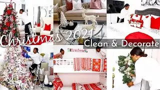 WHOLE HOUSE ULTIMATE HOLIDAY CLEAN & DECORATE WITH ME (HOLIDAY DECORATION) | OMABELLETV