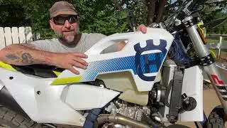 IMS 4.5 Gallon Tank - 2024 Husqvarna FE501s Install