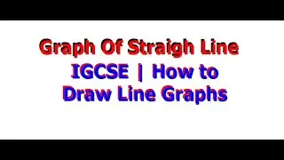 How to draw Line Graphs by Smart Math with Kamran