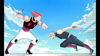 HISOKA fights TENGEN [animated-manga]
