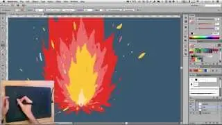 Create a Folk Gig Poster in Adobe Illustrator - Fire
