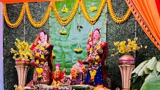 Mahalaxmi decoration. Gauri Ganapati Decoration. YB Techno DIY. #trending