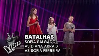 Sofia Salgado vs Diana Arrais vs Sofia Ferreira| Batalhas | The Voice Kids Portugal 2024