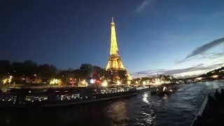 Eiffel tower lights
