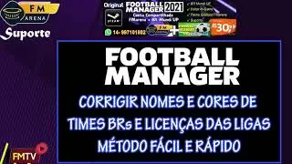 Football Manager 2022   Corrigir Nomes, Cores, Kits e Licenças Fácil