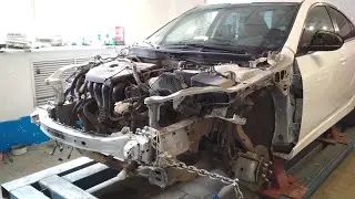 Кривые лонжероны на Мазде 6.