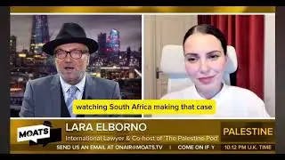 George Galloway and Lara Elborno (@Gazangirl) on South Africa and Apartheid Israel before the ICJ