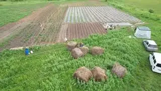 Наша усадьба на 2 гектара с высоты птичьего полёта