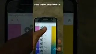 Most Useful Telegram Tip. How to select multiple files in Telegram. 