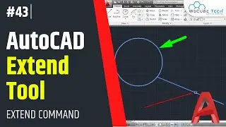 Extend Command | How to Extend Line in AutoCAD | AutoCAD Tutorial 2021