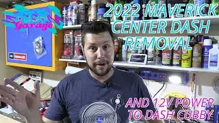 2022 Ford Maverick - Dash Center Console Removal & Routing 12v Power Supply to the Cubby
