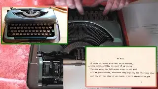 07-  Печатная машинка с латинским шрифтом