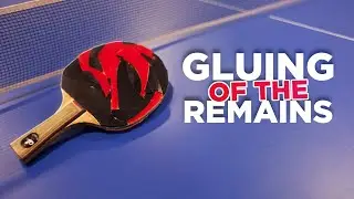 Racket from the Remains of Rubber / Table Tennis Racket Rubber