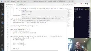 Joel Grus - Advent of Livecoding 2022 - Day 08