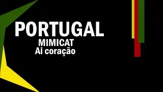 Eurovision 2023 | Recreated Song Title Design | PORTUGAL