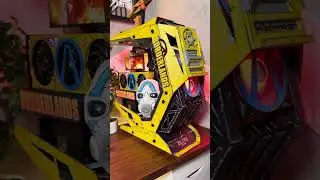 Borderlands themed PC build with 3Dprinted Palit Maker GPU cover  