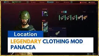 Cyberpunk 2077 -  Legendary Clothing Mod Panacea location