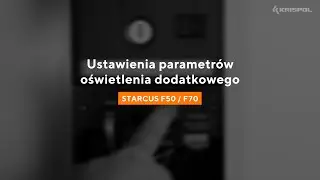 [STARCUS F50/F70] Ustawienia parametrów oświetlenia dodatkowego