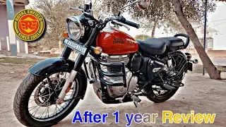एक साल बाद Review Royal Enfield classic 350 यह गाड़ी बहुत बेहतर है mileage review