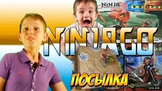 Пришла посылка Ниндзяго, распаковка и сборка конструктора LEGO Ninjago, приколы про детей