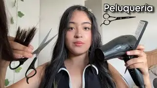 ASMR corte de cabello realista ✂️💈 roleplay peluquería 