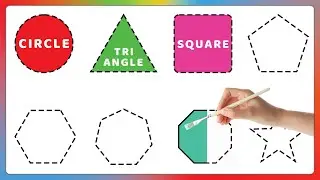 Learn Shapes,Colors,Educational video for Kids | shapes coloring Preschool Learning #coloringpages