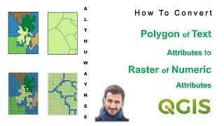 How to Convert Polygon of Text Attributes to Raster of Numeric Attributes in QGIS?