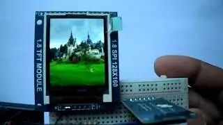 Arduino draw bitmap images on ST7735 TFT with SD card