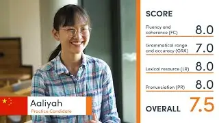 IELTS SPEAKING Mock Exam - Aaliyah from China 🇨🇳🎓-  Band 7.5 (Part 1, Part 2, Part 3)