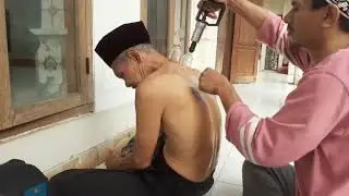 Terapi Bekam Ustadz Hamzah Ambon, nganter kakek.