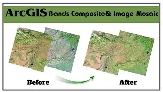 Band Composite & Image Mosaic Landsat Datasets in ArcGIS  | ArcGIS Tutorial
