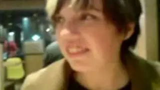 wierd girl let loose in Macdonalds