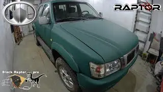 Painting Great Wall safe in Raptor green with body rewelding and full treatment