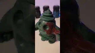 Как слепить какашку спайка из глины #лепка #shortvideo #brawlstars #бравлстарс