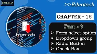 Select Tag in HTML| Radio Button in HTML| Checkbox| IN HINDI Web Development Chapter #16 Part-3