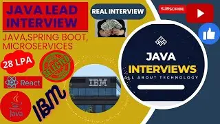 IBM interview Questions | 28 LPA Selected | Round 2 | Java  Interview Questions | Microservices